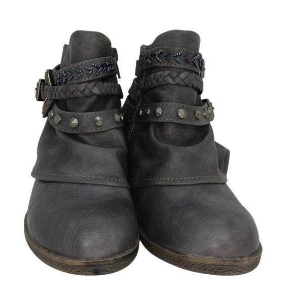 Rampage Designer NEW Women's Gray Dress Ankle Booties - sz. 7M - Picture 1 of 6